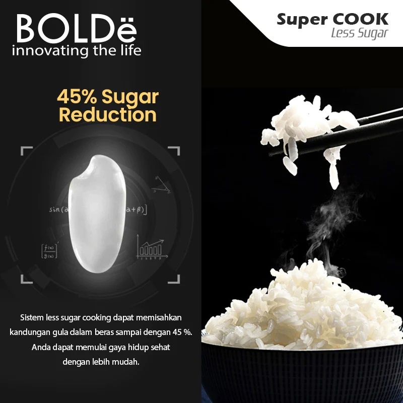 BOLDe Super COOK Less Sugar