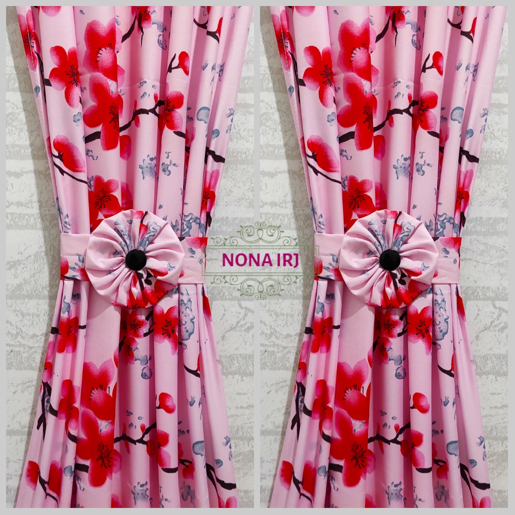 Gorden Jendela Model Ikat Pita Minimalis