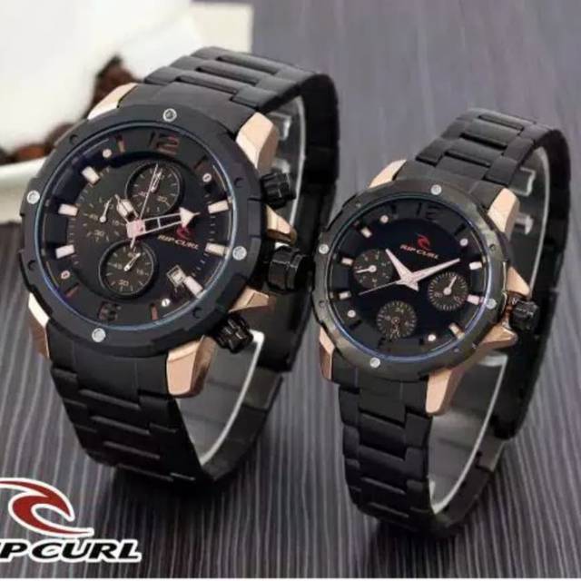 Jam Tangan Coupel Ripcurl Crono Aktif - Jam Tangan Pasangan Ripcurl - Jam Tangan Terlaris - Ripcurl