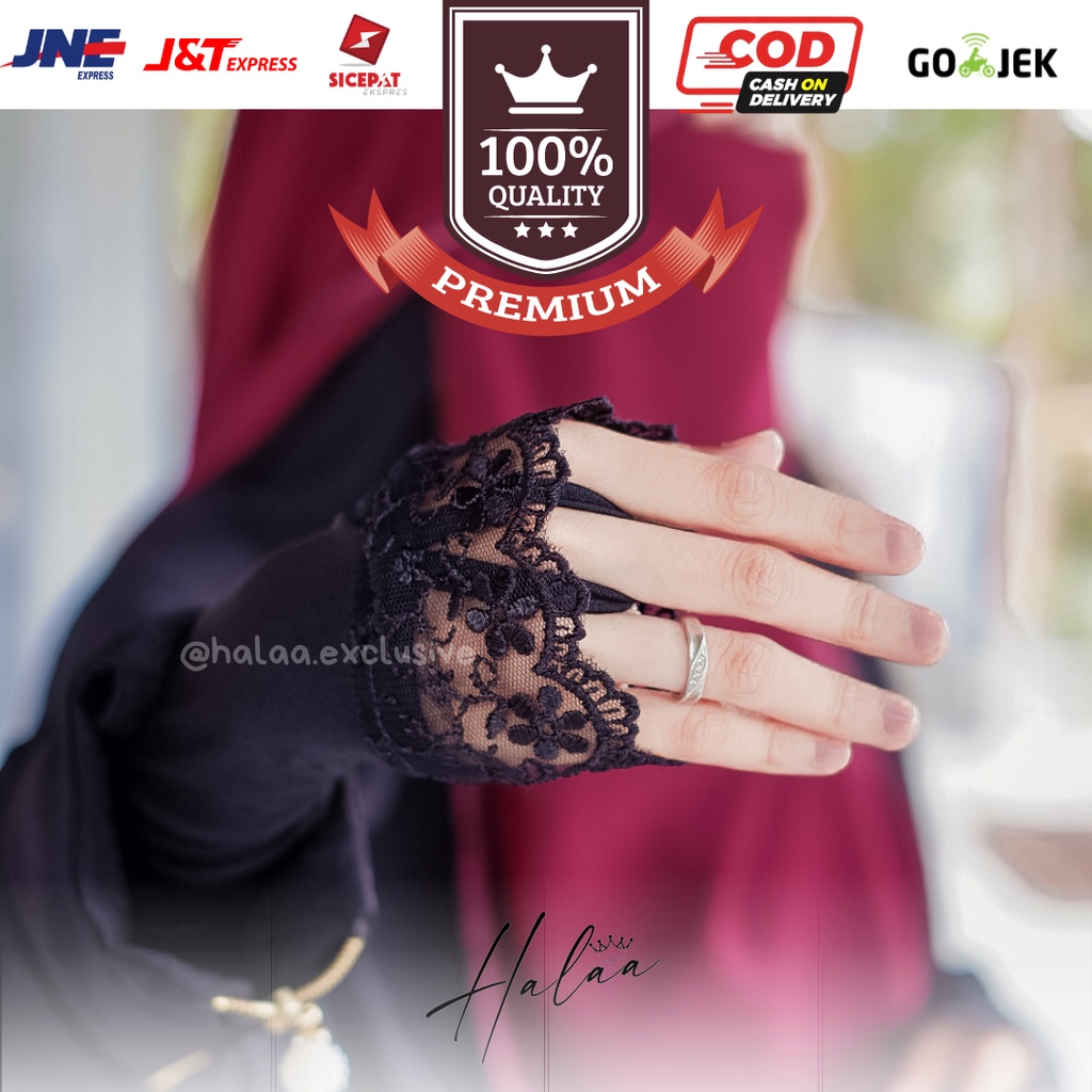 MANSET TANGAN RING RENDA BESAR / HANDSOCK RENDA