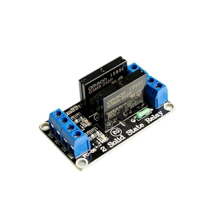 SSR Solid State Relay Module 2 Channel 5V DC High Level For Arduino