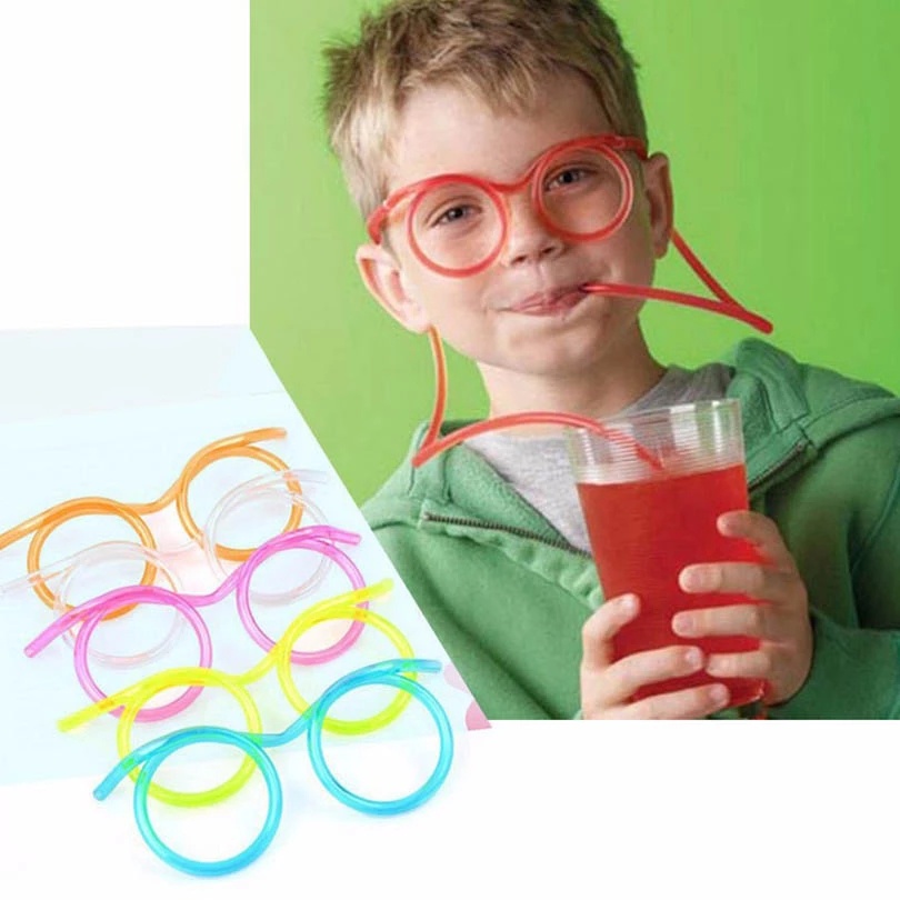 1/10/100Pcs Bendable Beverage Drinking Straws / Straws with Brushes Party DIY Drinking Straw for Smoothies Cocktails