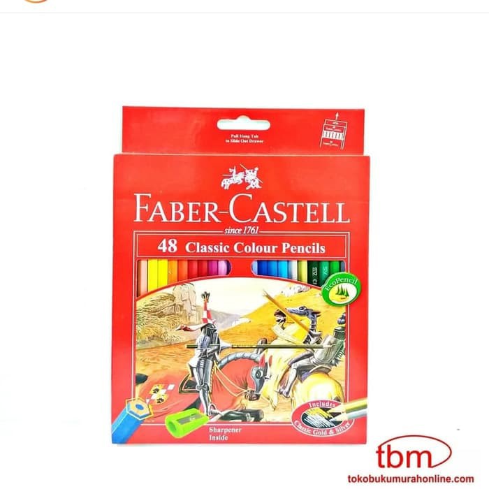 

PENSIL WARNA 48 CLASSIC HT COLOUR PENCILS FABER CASTLE 115858