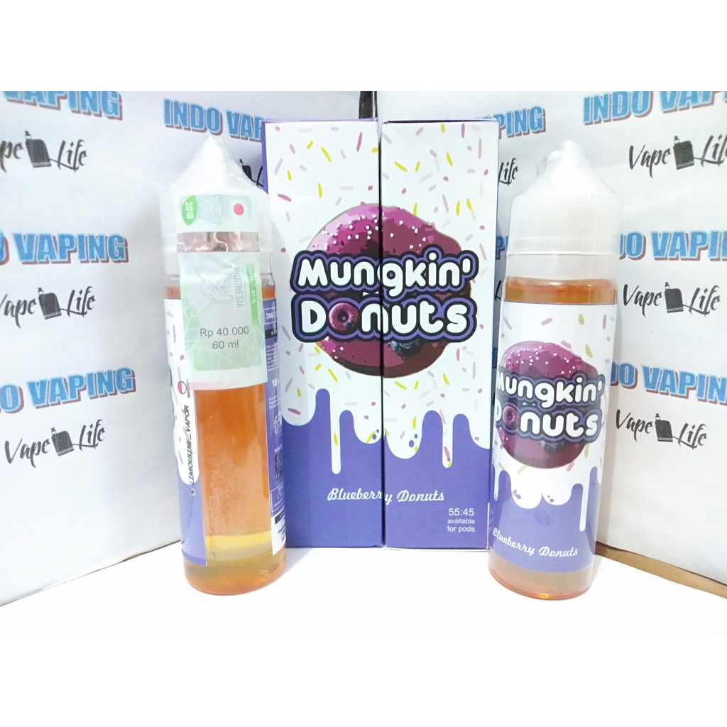 MUNGKIN DONUTS BLUEBERRY 60ML BY LIMOUSINE DONUT E LIQUID VAPE VAPOR