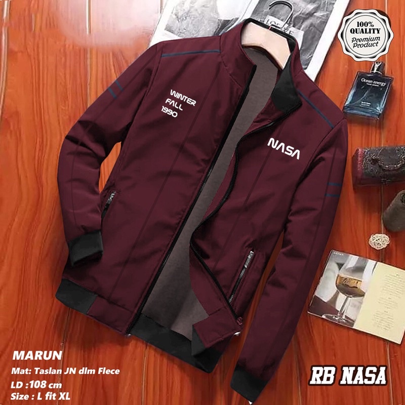 jaket wintee rubby NASA / jaket bomber // jaket murah // jaket tebal //jaket original