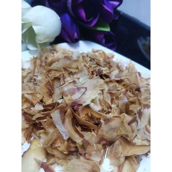 

katsuobushi /katsuboshi halal / ikan cakalang serut / bonito flakes,Taburan ( ikan cakalang serut) Takoyaki ecer, tanpa MSG - bonito flakes grade A katsuobusi