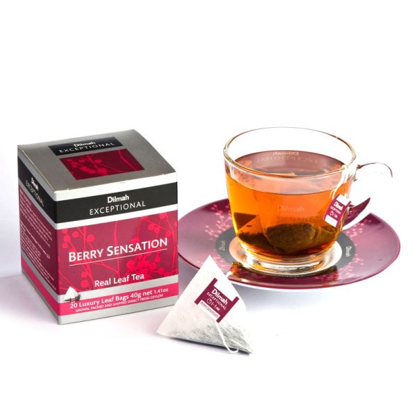 

Teh-Daun- Dilmah Exceptional Tea Berry Sensation - Teh Celup -Daun-Teh 800 Teh-Makanan-Minuman