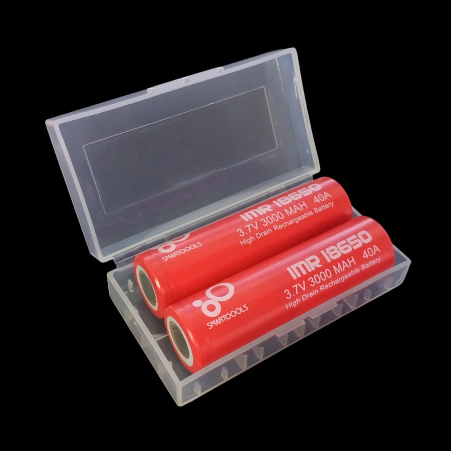 Smartoools Baterai IMR 18650 3.7V 3000 mAh Rechargeable Battery