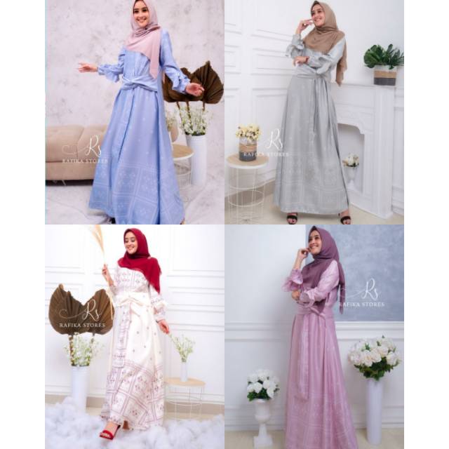 DAVINA DRESS BY RAFIKA STORES