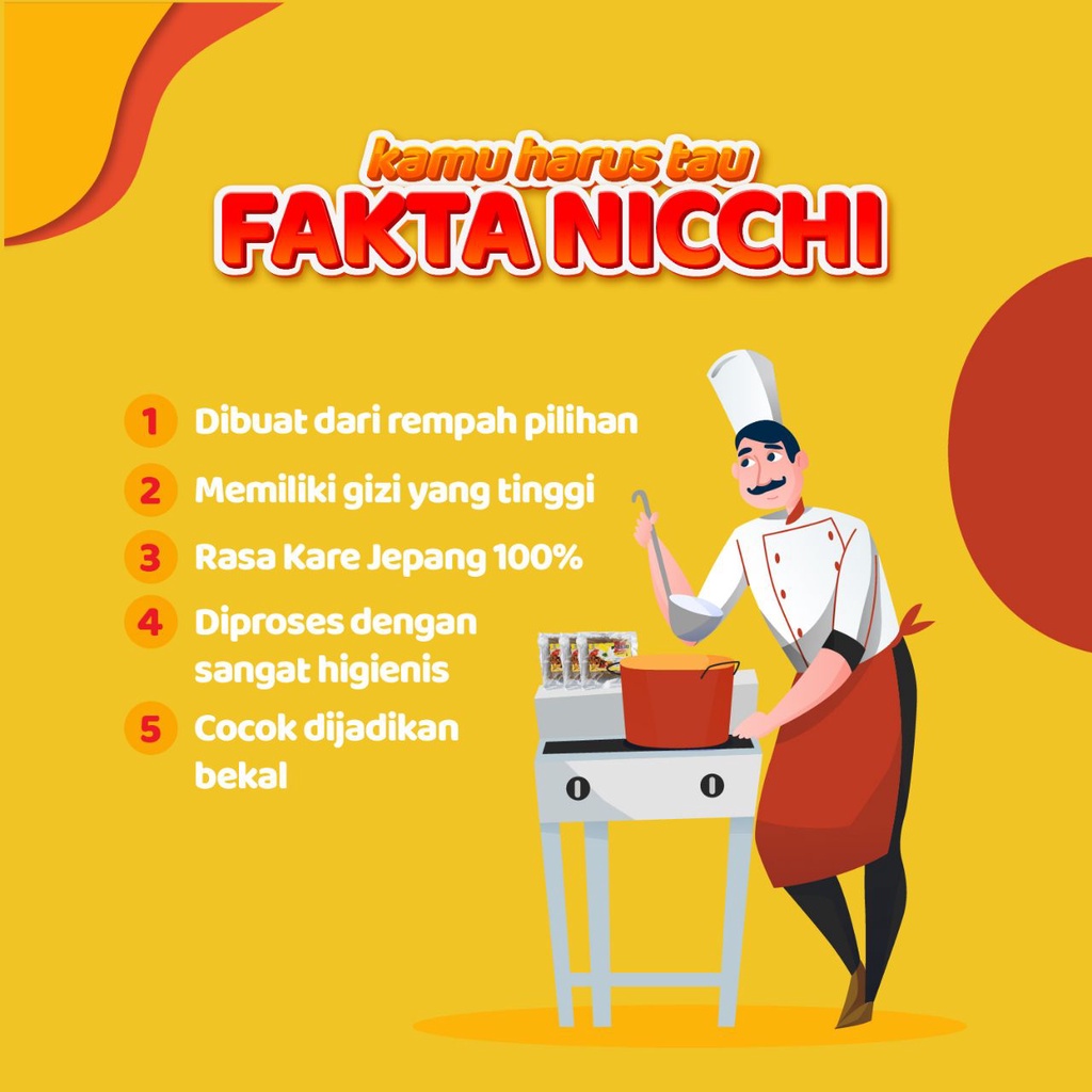 NICCHI Bumbu Kare Jepang 100g - Halal NO MSG - Sapi / Ayam / Anak - Golden Curry Bumbu Masak Instan Kari