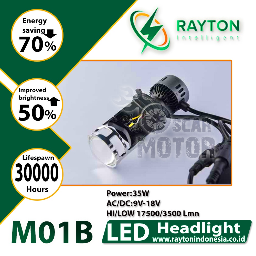 Projie Led UTAMA RAY Mini Projector Led RTD M01B H4 RTD M01B Original motor