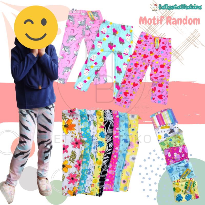 Callysta Legging Anak Motif Grosir Termurah | Celana Panjang Anak Harga Grosir