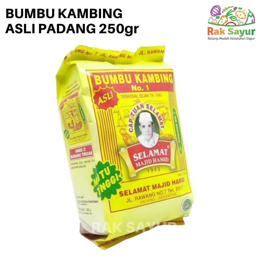 

Bumbu Kambing 250gr Gulai Daging Kambing Kalio Asli Padang