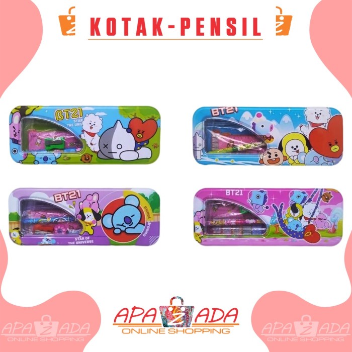 

Update Apazada - Kotak Pensil Karakter Kaleng Set Murah Motif Bts K-668 Bergaransi