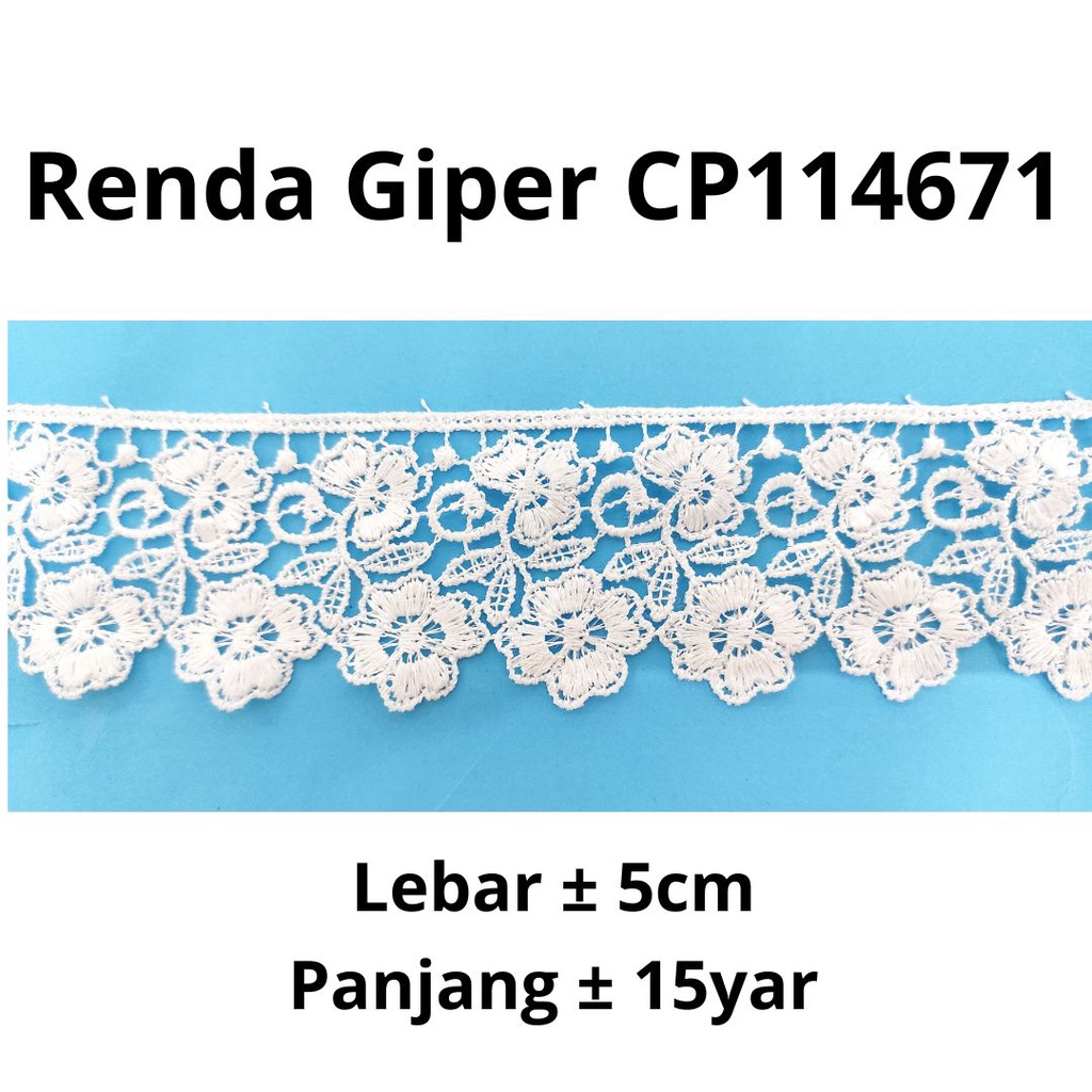 Renda Giper CP114671 Putih