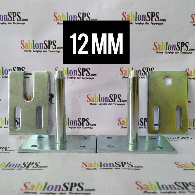 Knock Meja Sablon Thailand Knock U,O, dan (STOPPER 2pc UK 4cmX6cm) 12mm