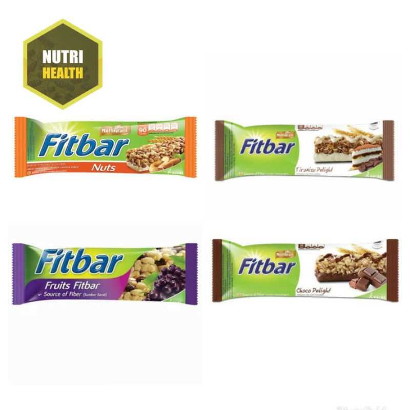 Jual Fitbar Multigrain all varian 22 gr fitbar tiramisu delight