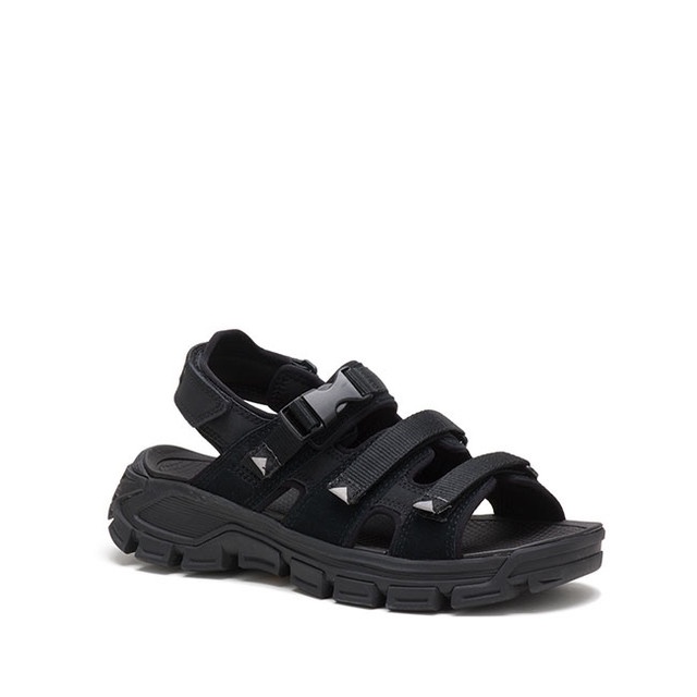 Caterpillar Sandal Pria PROGRESSOR BUCKLE Black/Grey P724527