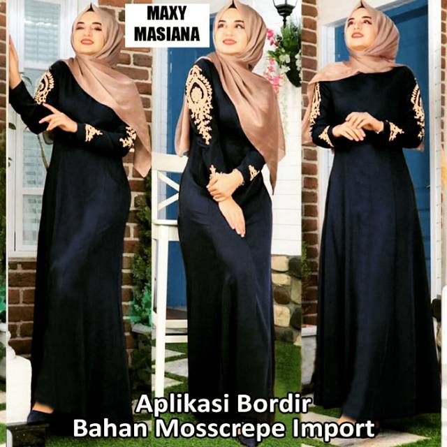 Fashion Wanita: Dress Maxi Panjang Kasual, Model Longgar, Warna Merah