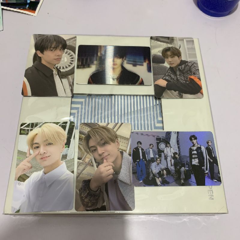 wts album border carnival down ver pc jay jake jungwon pc holo aladin enhypen