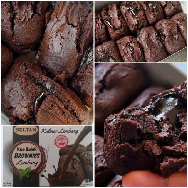 Kue Balok Brownies Sultan Oleh-oleh Khas Lembang/Kue Balok Lumer/Kue Balok Coklat/Bolu Susu