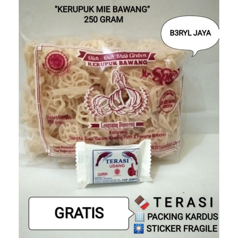 

Krupuk Mie Bawang 250gram