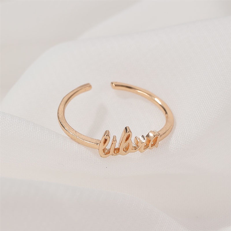 Fashion  Pouplar  Dream  Golden Twelve Constellation  Jewlry Ring