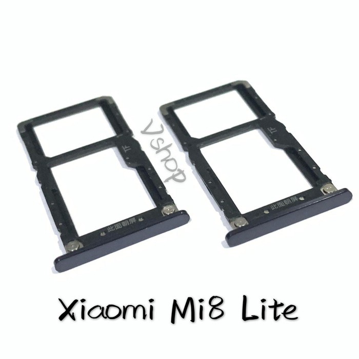 Simtray Sim Tray Tempat Dudukan Slot Sim Card Simcard XIAOMI MI8 LITE