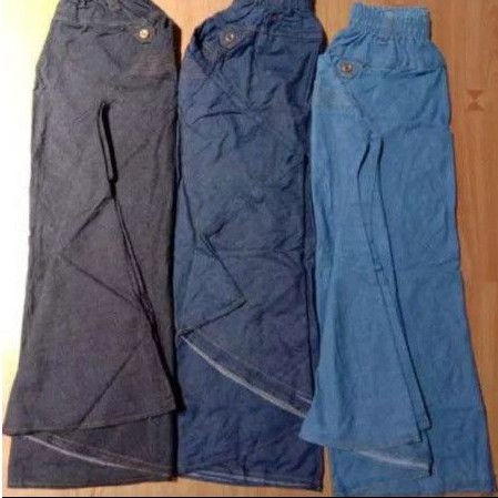 ROK JEANS LEBAR SAKU KANAN KIRI Ajfa