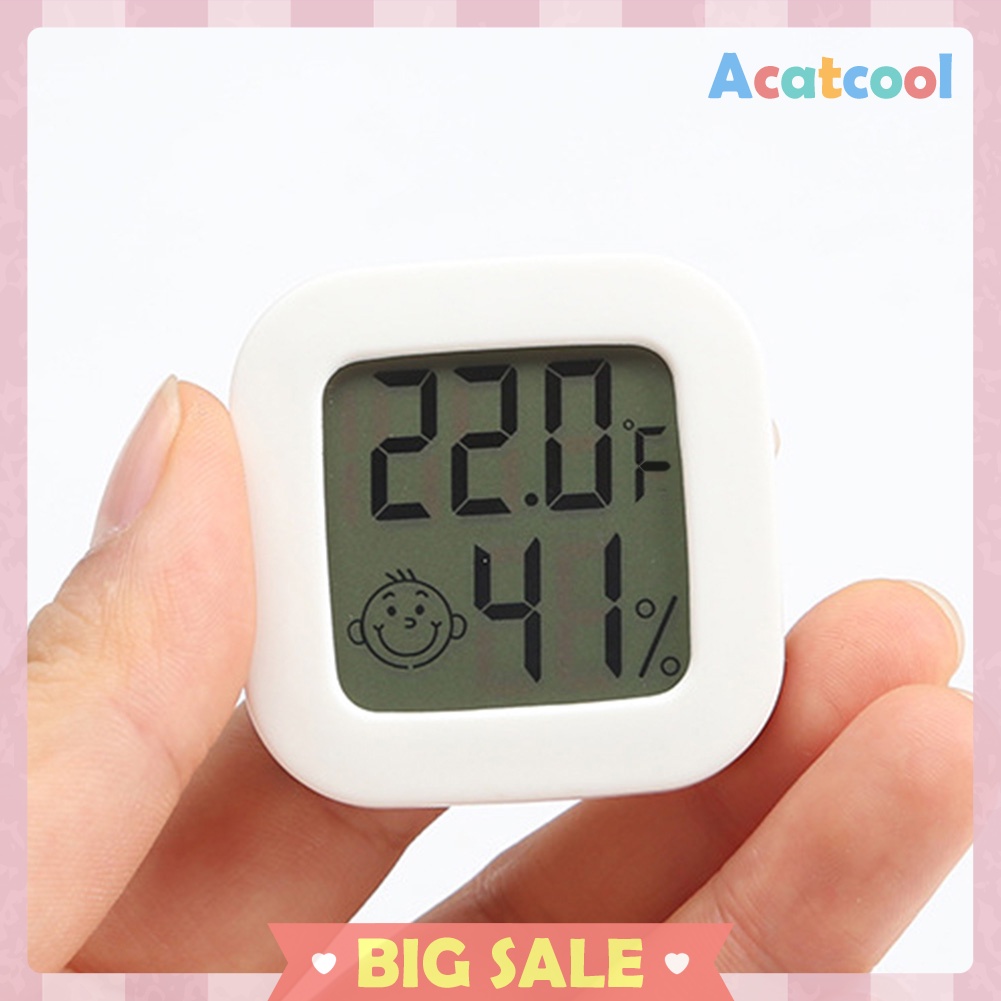 Mini Indoor Thermometer Digital Temperature Baby Room Hygrometer Gauge Home