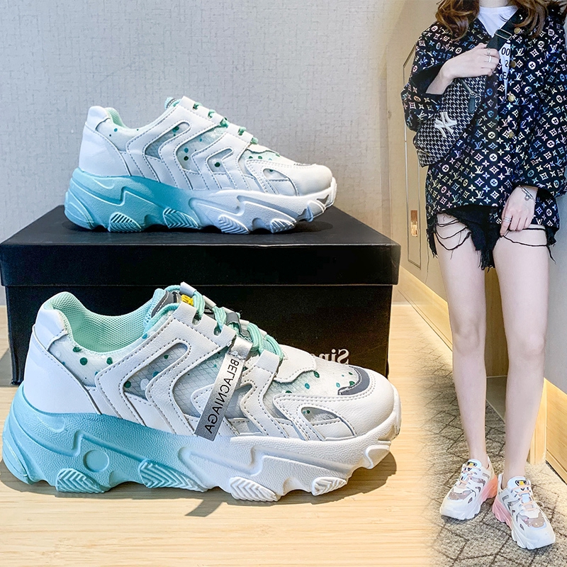 SS99 Sepatu Wanita Sports Korea Joging Original Sneakers Kasual Tali