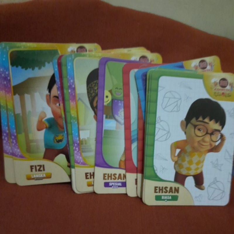 Kartu Upin Ipin Choki Choki (EHSAN & FIZI)