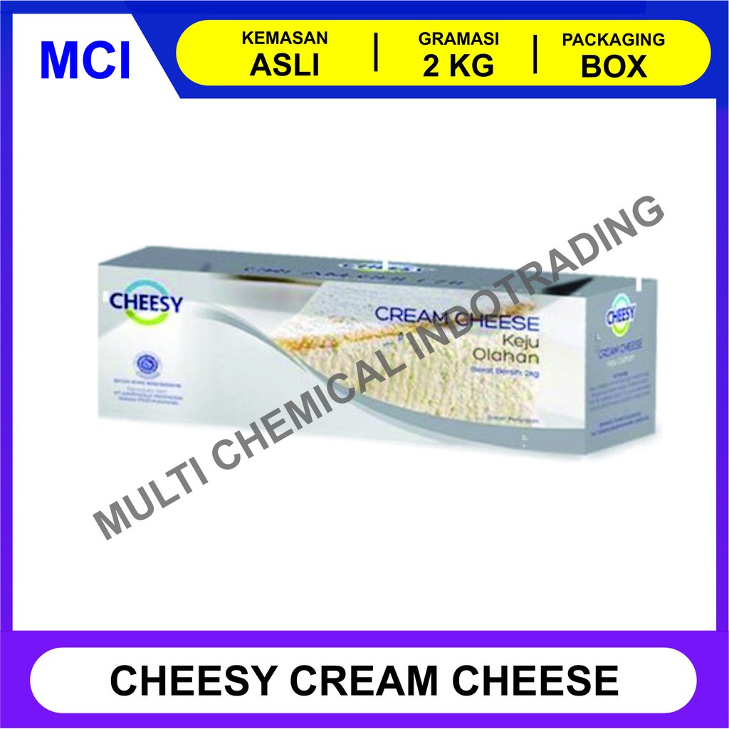 

CHEESY CREAM CHEESE 2 KG / KRIM KEJU