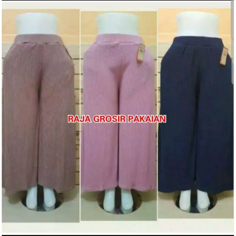 Celana Kulot Babat Panjang BB 50kg-120kg/Big Size/Standar(XL)/Asli Jumbo(XXL)