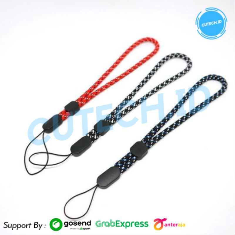 Handphone Strap Tali Gantungan HP Kamera Kunci Flashdisk Camera NYLON