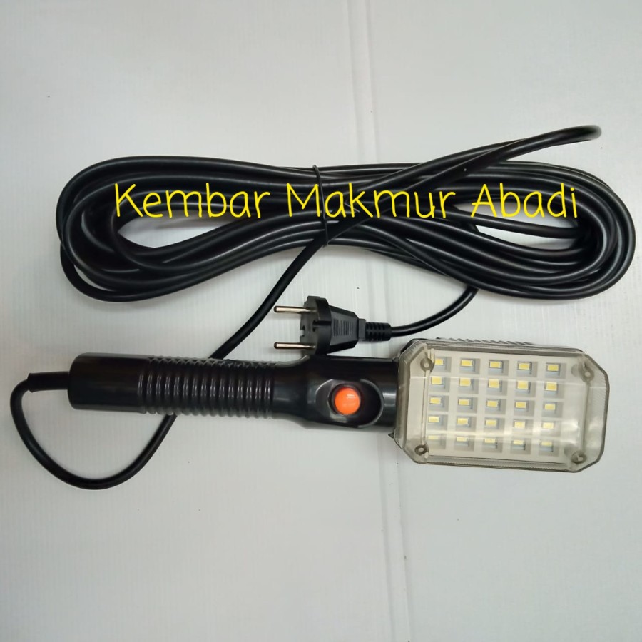 LAMPU KERJA GANTUNG/WORK LIGHT LED 220VAc 10 METER/ LAMPU GANTUNG LED/LAMPU LED 10METER 220VAC