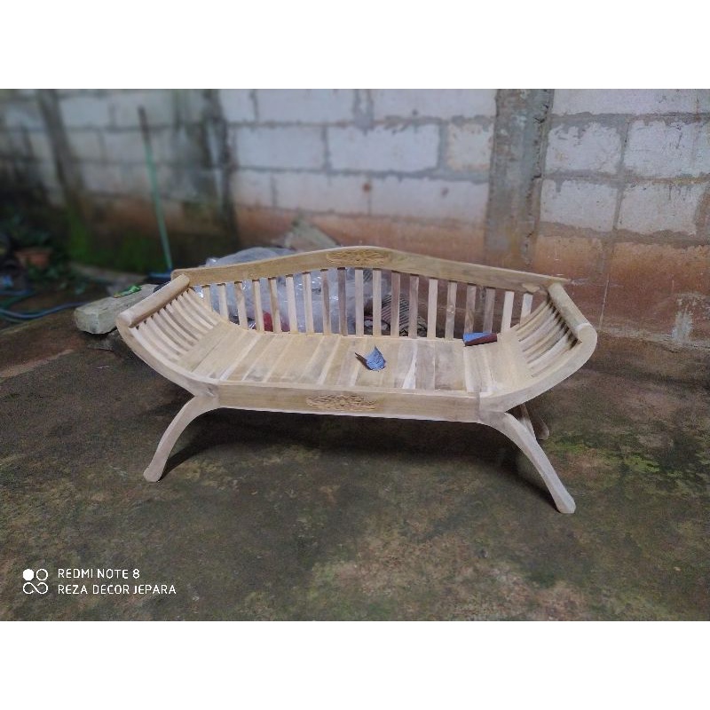 kursi yuyu sandaran jati / kursi yuyu jati