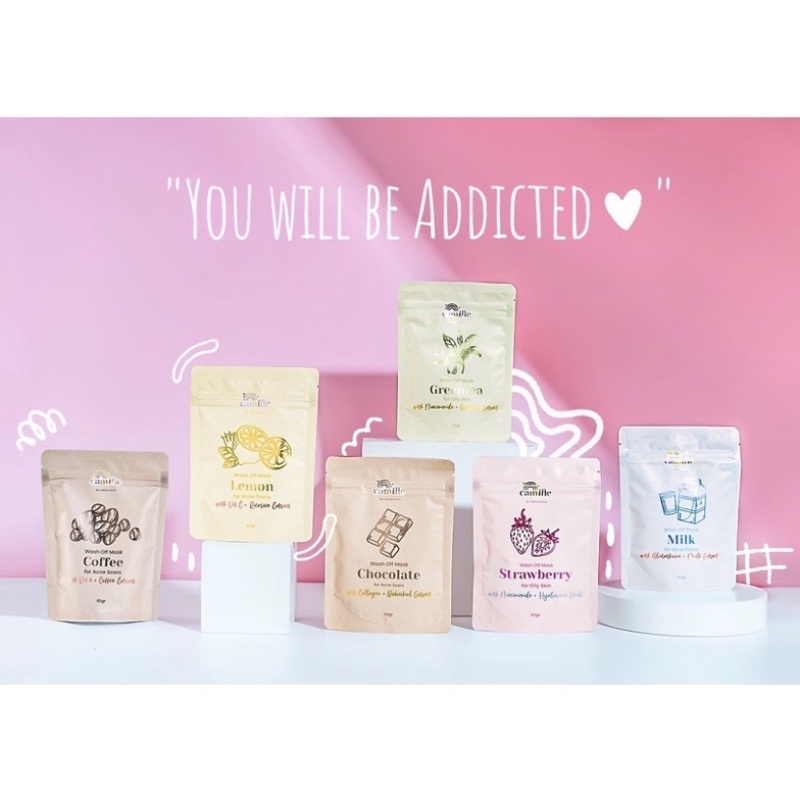 Free box + bandana Camille Beauty Masker Camille beauty BPOM