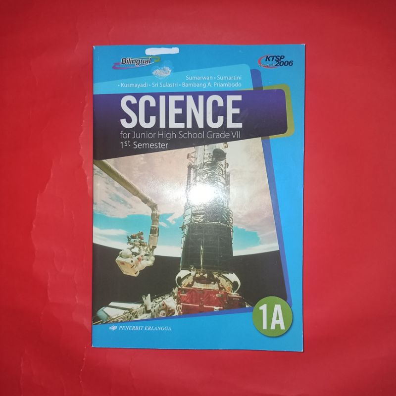 buku pelajaran science SMP kelas 1A