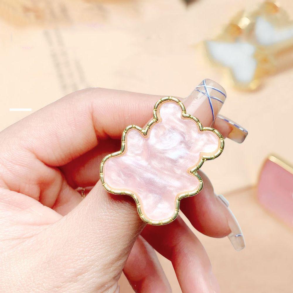 Mxbeauty Cincin Palet Bentuk Kupu-Kupu Beruang Phnom Penh Adjustable Untuk Mencampur Warna Nail Art