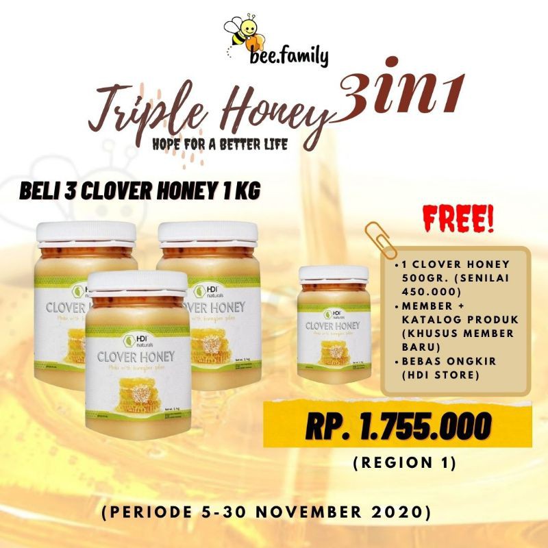 paket madu hdi november