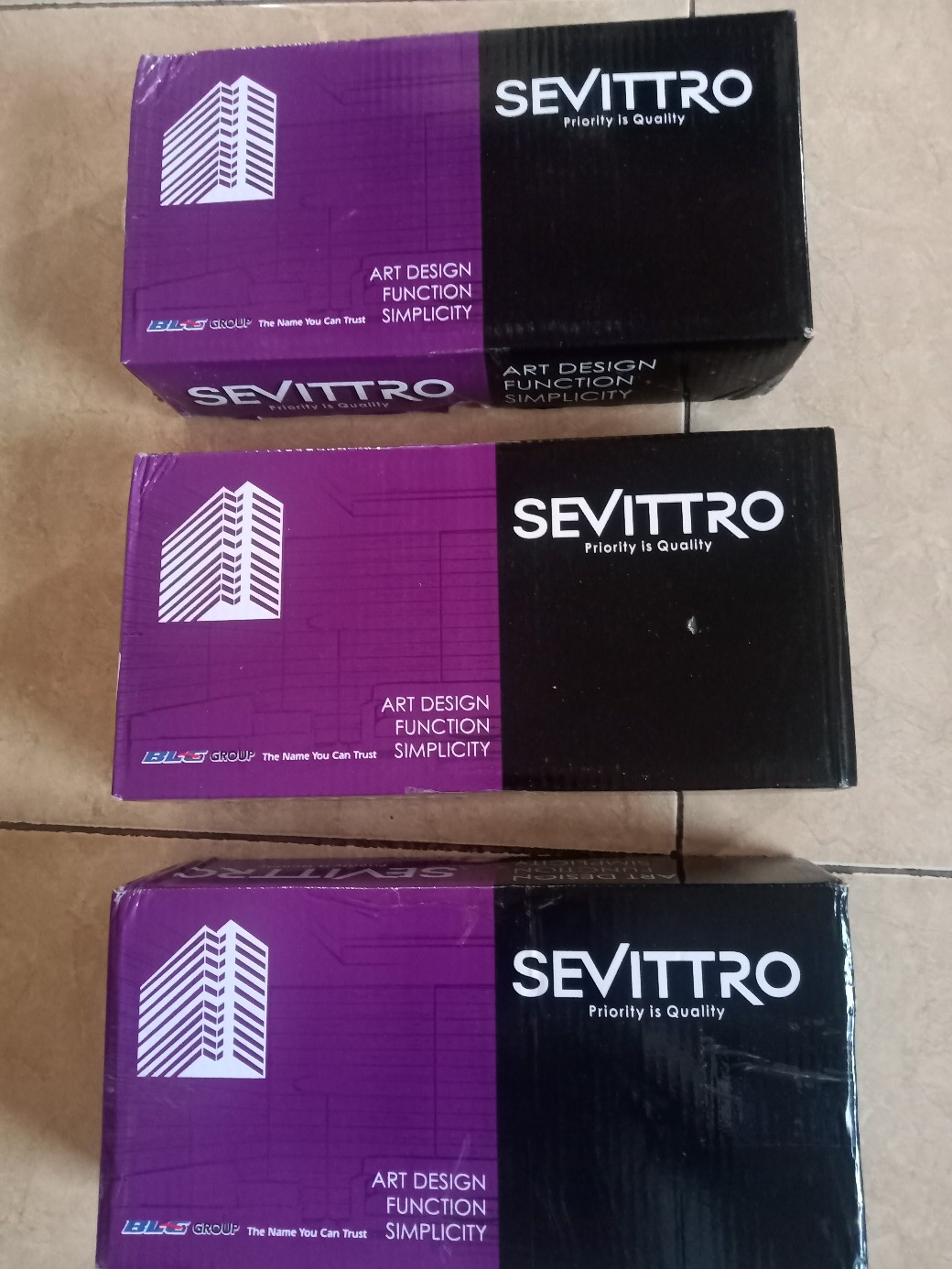 Kunci Pintu Aluminium Handle Plat Sevitro Warna Hitam, Putih, Coklat (kunci Pintu Aluminium)