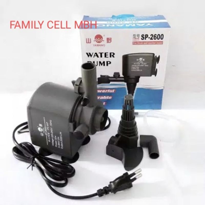 Yamano SP-2600 Pompa Air Celup Water Pump Power Head Aquarium