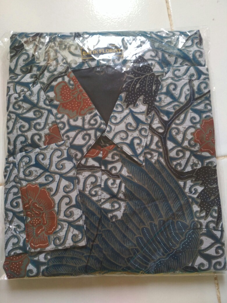 Uwer Merak Panjang Kemeja Batik Pria Full Furing Bahan Katun Cabut Primisima