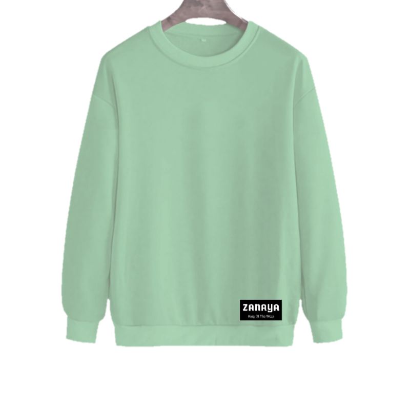 Sweater Crewneck Sweatshirt Polos SIZE M L XL XXL switer Cowok Cewek / Pria Wanita