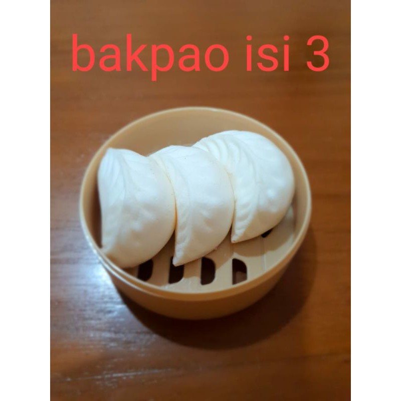 Mainan steamer BAKPAO DIMSUM SQUISHY simulasi fake prank slow rebound masakan anak pajangan unik