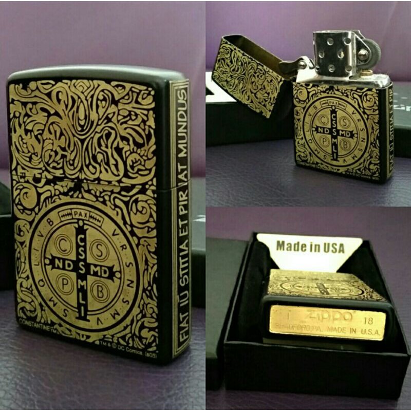 Korek Api Zippo CONSTANTINE Gold