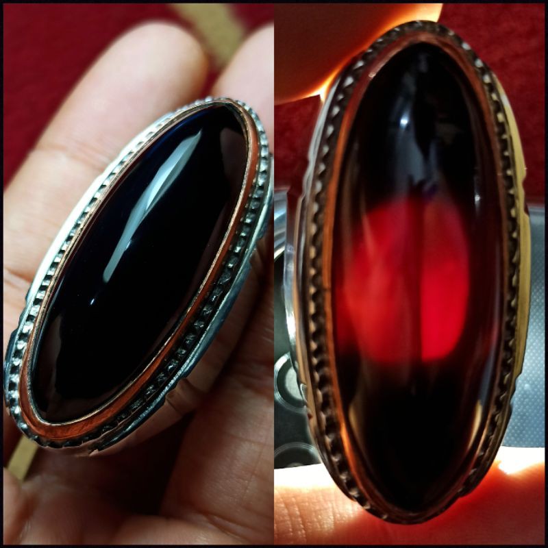 BATU AKIK YAMAN WULUNG HITAM PEKAT