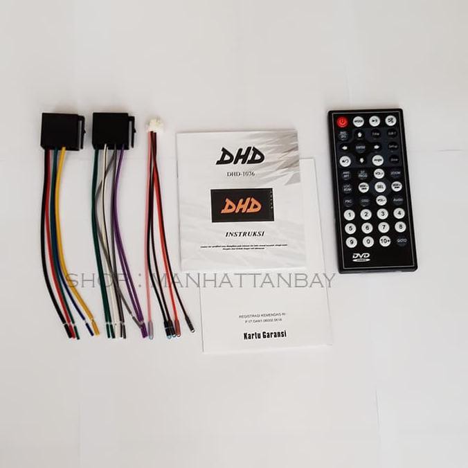 READY Full Glass Head Unit Double Din TV Mobil Universal DVD Player DHD