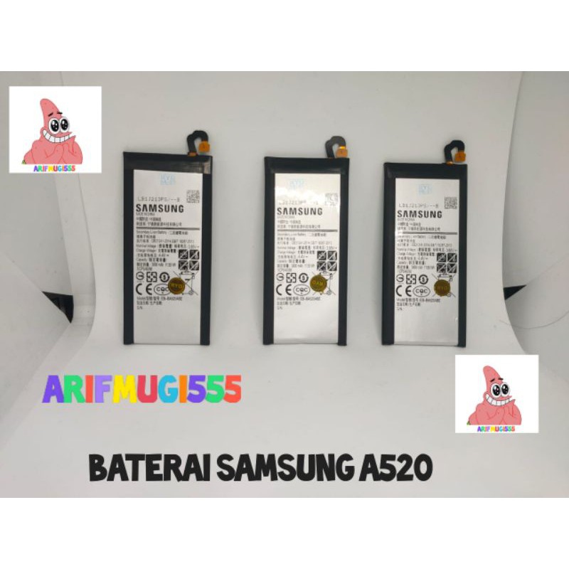 Batre Baterai Battery Samsung A5 A520 ORIGINAL